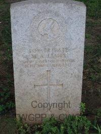 Dar Es Salaam War Cemetery - James, M A